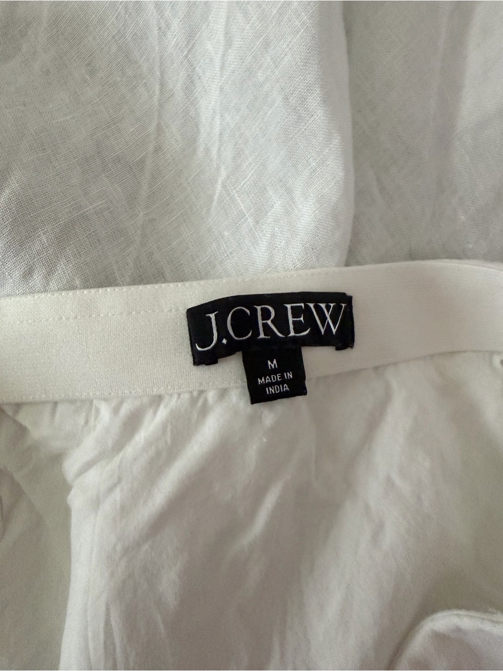 J. Crew White Midi A-Line Flare Skirt - Picture 2 of 7